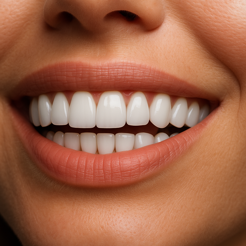 Porcelain veneers Brea patient smile result